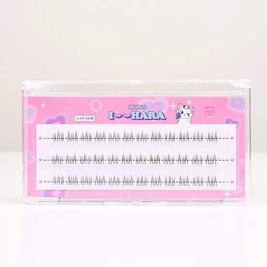 아이하라 노글루 3줄 속눈썹 언더 슬림 36PCS 1개