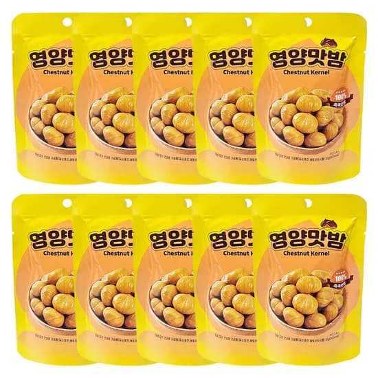 영양맛밤 무첨가 무가당 50g 10팩