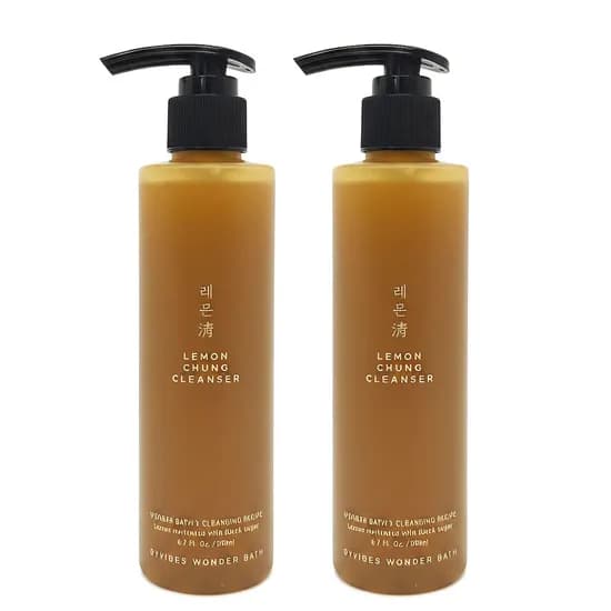 조성아 원더바스 레몬청 클렌저 펌프형 200ml 1+1 구성 총 2개