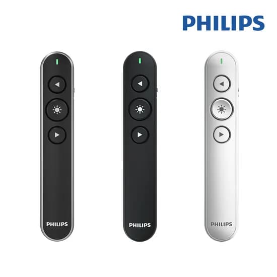 필립스 무선 레이저 프레젠터, SPT9404, 블랙, 1개