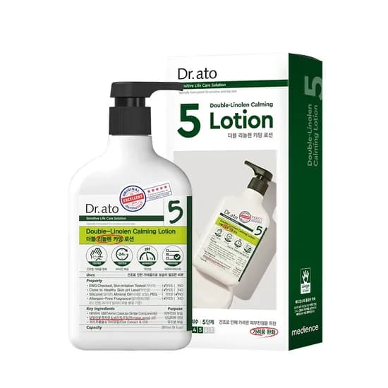 닥터아토 가려움 완화 리놀렌 카밍 5 로션 310ml 1개