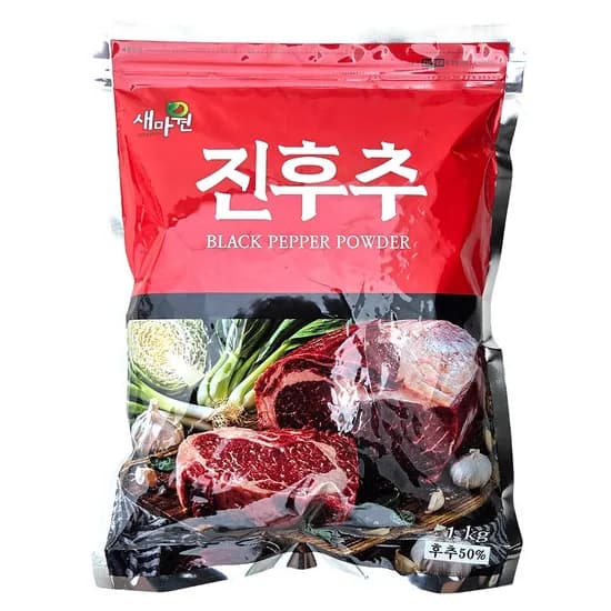 새마원 진후추 후추가루 50프로 업소용 흑후추 분말 1kg 1개