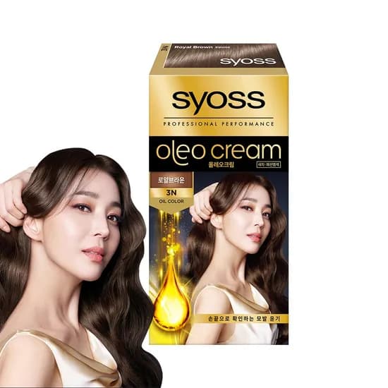 사이오스 올레오 골드라벨 새치커버 염색약 3N 로얄브라운 1개