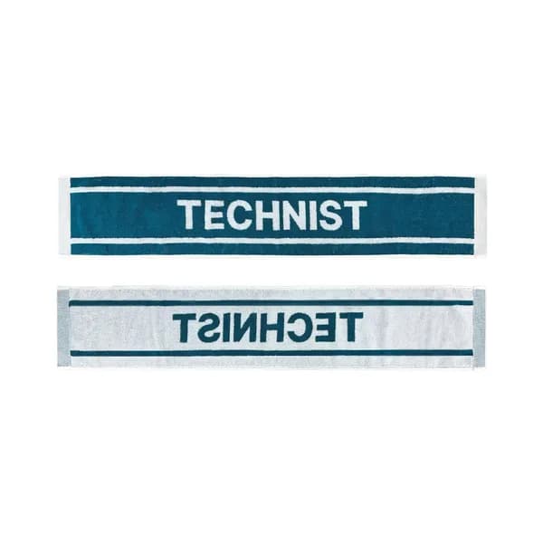 테크니스트 배드민턴 스포츠 타올 TA-T21 화이트+틸 100x19cm 1개