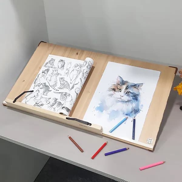 위즈독서대 수에이60 독서대 우드 60x34cm 1개