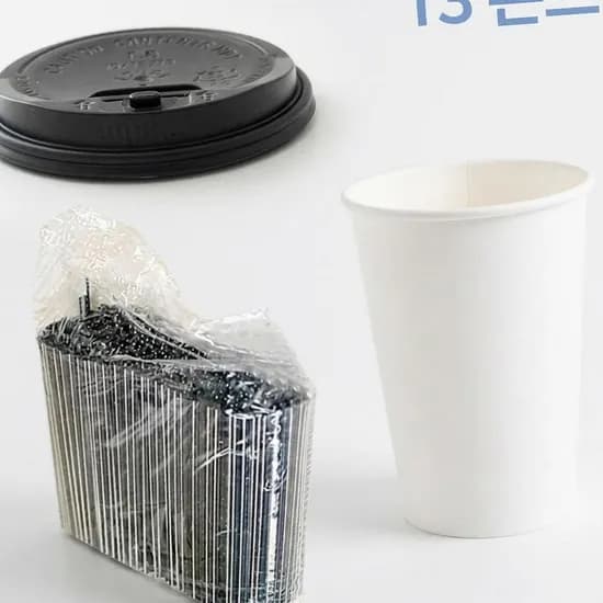 일회용 종이컵 무지 13온스 1개