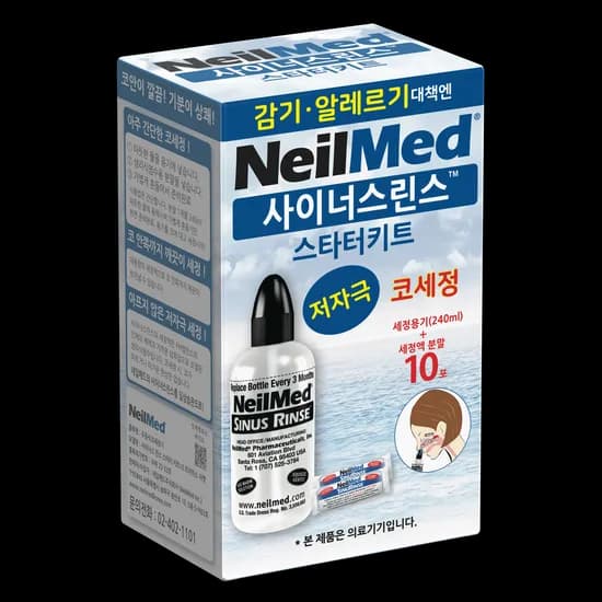 닐메드 사이너스 린스 코세정기 스타터키트 10포 1개