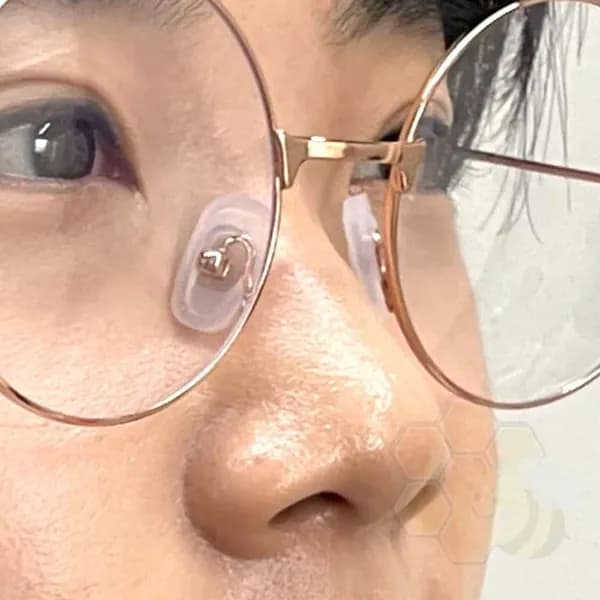 안경코받침 투명 4P 안경코패드 선글라스코받침, 기본, 1개