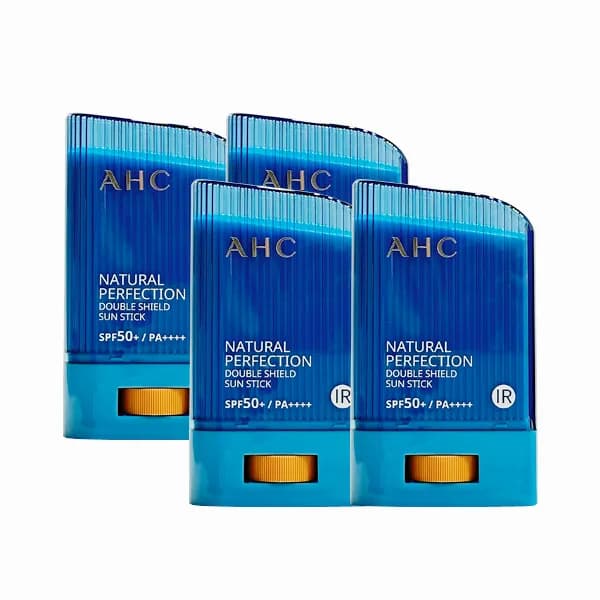 AHC 내추럴 퍼펙션 더블 쉴드 선스틱 파랑 22g 4개