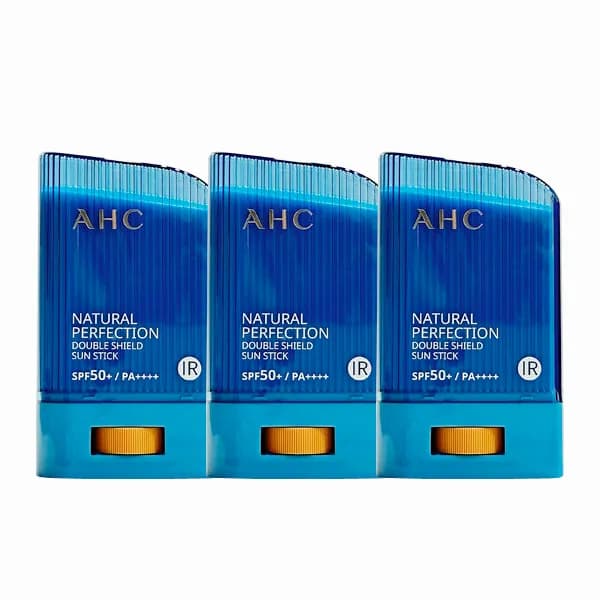 AHC 내추럴 퍼펙션 더블 쉴드 선스틱 22g 파랑 3개