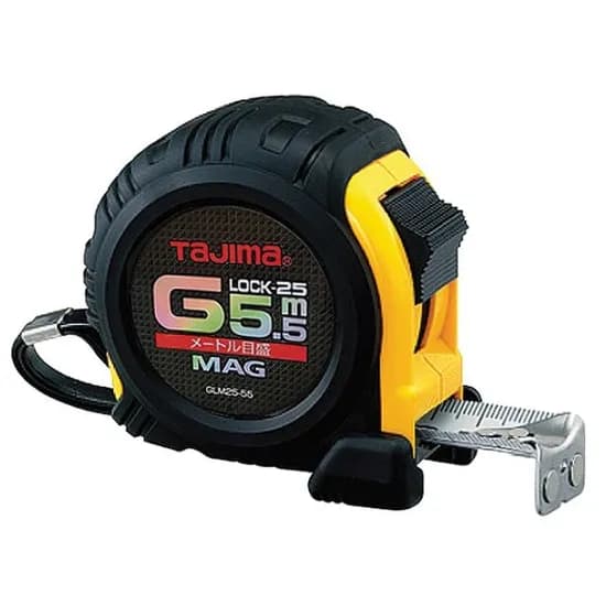 타지마 자석 줄자 GLM25-55 5.5m 25mm 1개