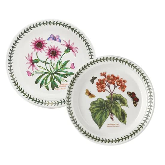 포트메리온 보타닉가든 원 중접시, 화이트, 21cm, 2개, 1세트