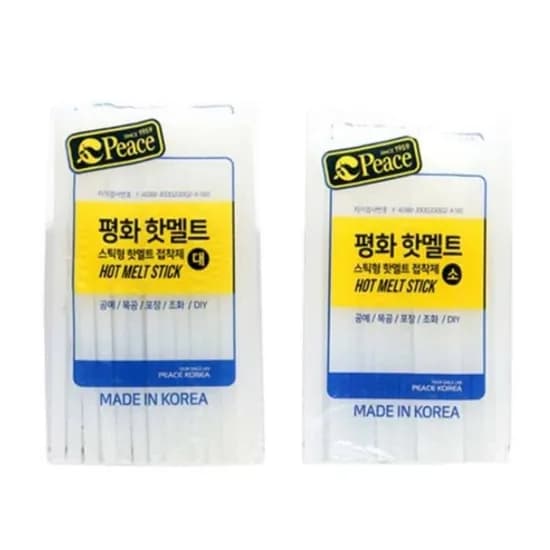 평화 실리콘 글루건심 핫멜트스틱 HMT-011 대 1개