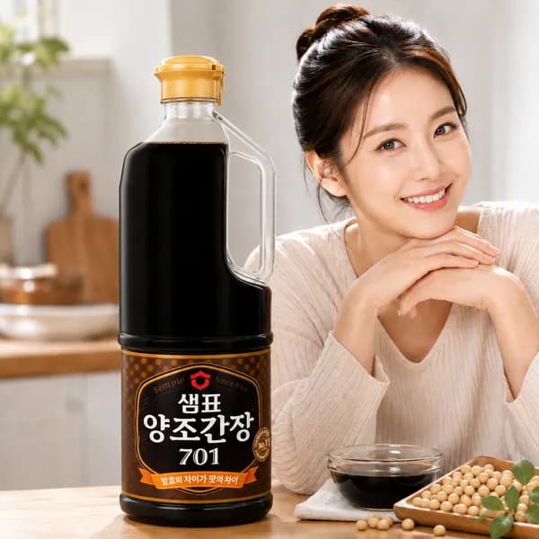 샘표 양조간장 701 숙성 발효 1.7L 2개