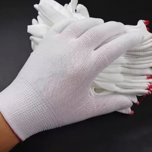 얇은 작업용 이너장갑 블랙 17x10cm 10켤레