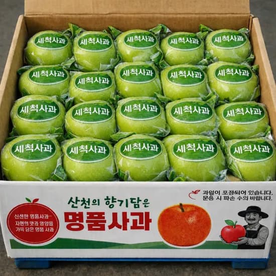 청사과 세척사과 5kg 1박스 19,500원