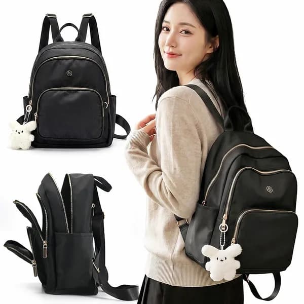 미쓰백 듀엘라 데일리 경량 다수납 백팩 블랙 FREE 1개 15,900원