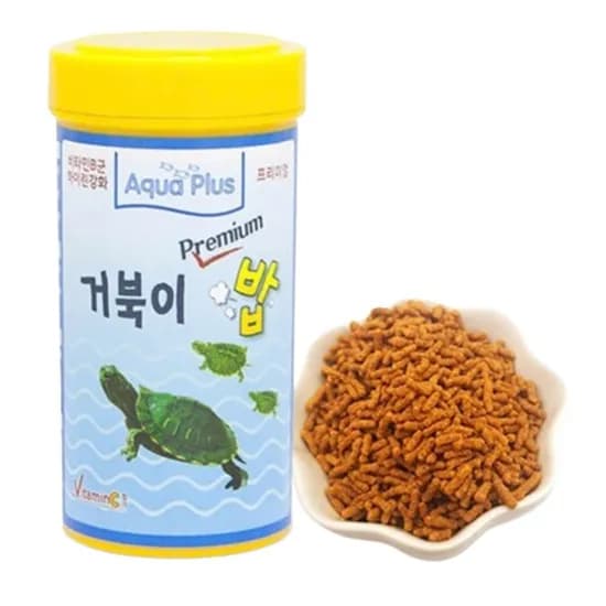 아쿠아플러스 거북이 프리미엄 밥 180g 1개