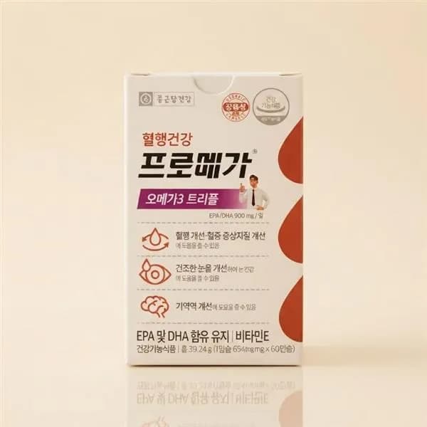 종근당건강 프로메가 오메가3 트리플 654mg 60캡슐 3개