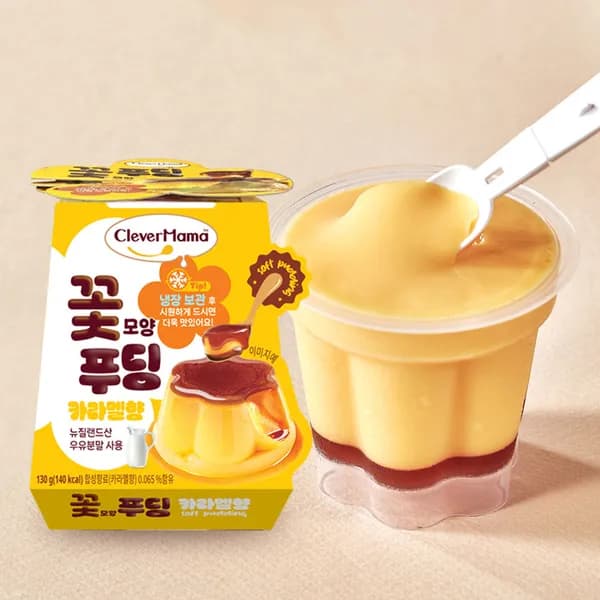 꽃모양 푸딩 카라멜향 130g 6개 17,900원