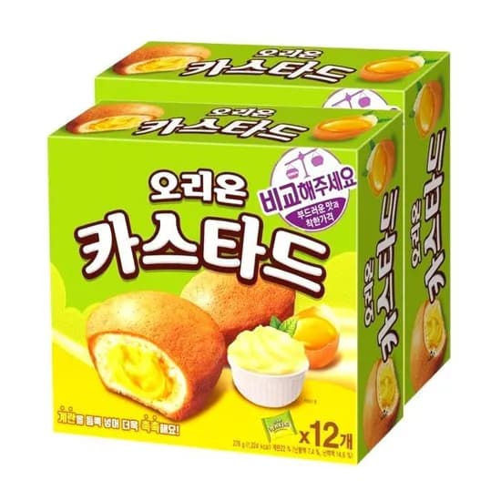 오리온 카스타드 276g 2개