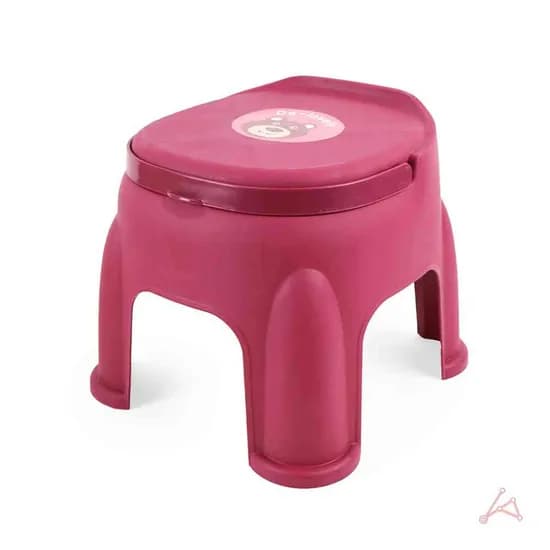 접이식 손잡이 의자 자주색 22x22x20cm 1개
