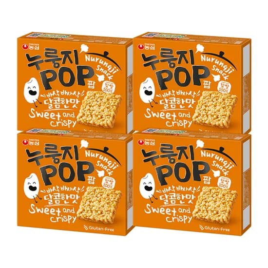 농심 누룽지팝 142g 4개