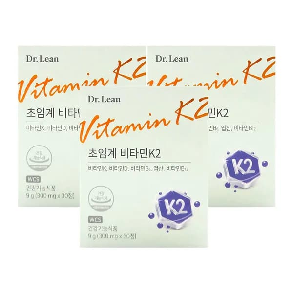 닥터린 초임계 비타민K2 300mg 30정 3개
