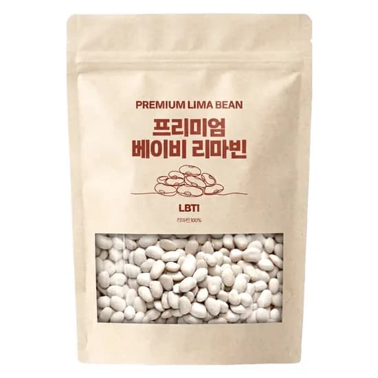 큰나무 직수입 페루산 베이비 리마빈 리마콩, 1kg, 2개