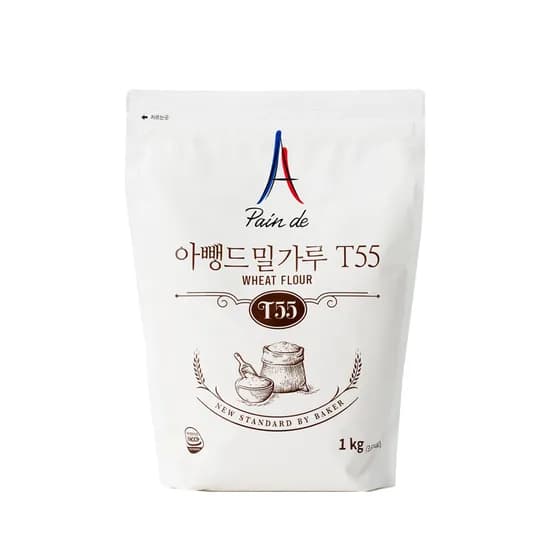 아뺑드 밀가루 T55 1kg 2개