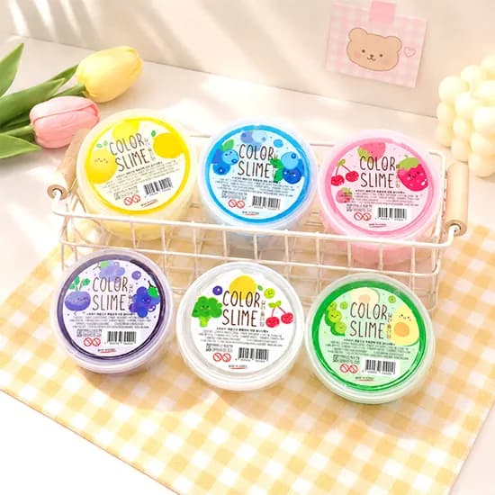 베어나인 컬러 슬라임, 랜덤, 60g, 1개