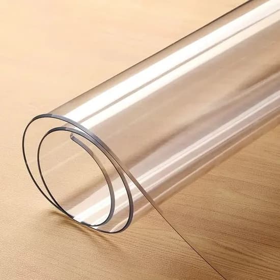 허피디 PVC 투명 책상커버 테이블매트 80x160cm 1mm 1개