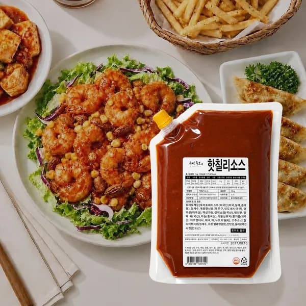 유비푸드 샤브샤브 월남쌈 핫칠리소스 1kg