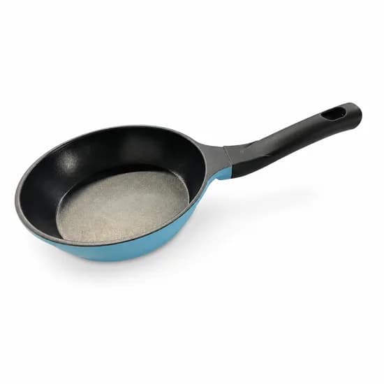 셰프웨이 파스텔 프라이팬, 스카이 블루, 14cm, 가스레인지 전용, 1개