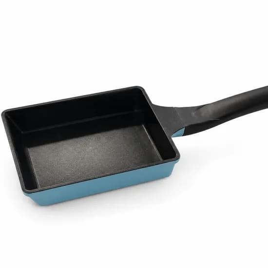 셰프웨이 파스텔 사각팬 스카이 블루 9cm 가스레인지 전용 1개