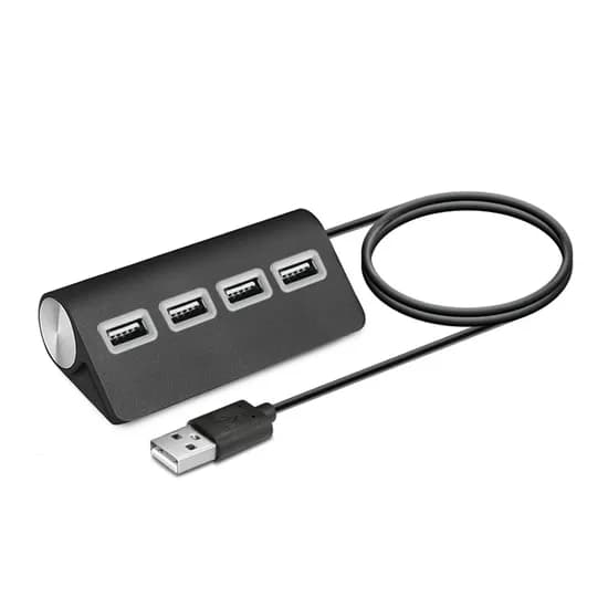 코시 USB 멀티허브, UH3085, 4포트, 블랙, 1개