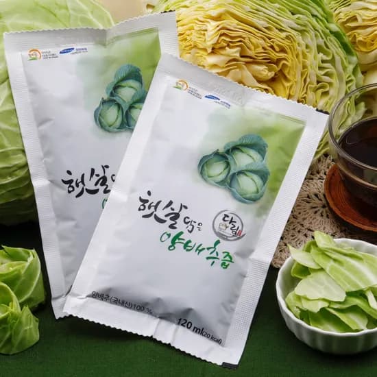 국내산 무안 양배추즙 120ml 100포
