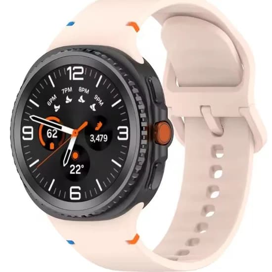 갤럭시 워치9 베이직 실리콘 스트랩 40/44mm 로즈 핑크 1개