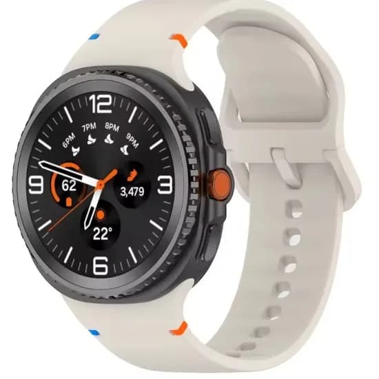 갤럭시 워치9 베이직 실리콘 스트랩, 40/44mm, 소프트 크림, 1개
