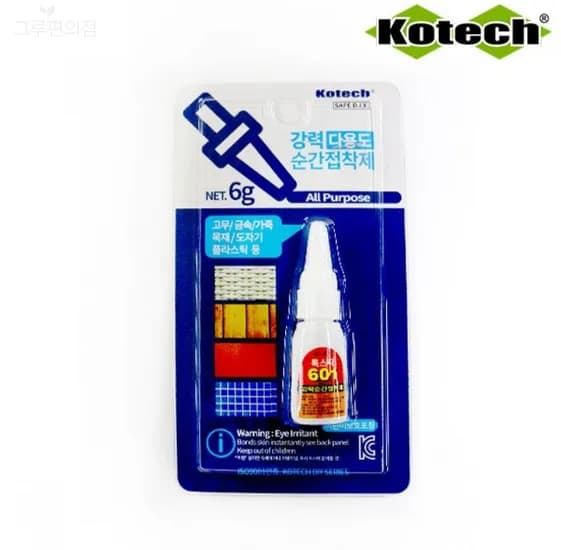 순간접착제, 6g, 1개