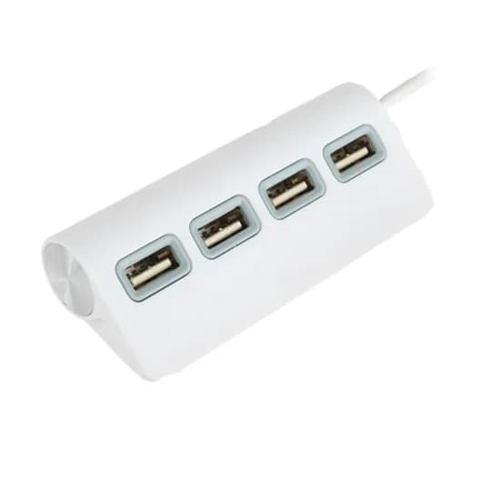 코시 USB 멀티허브, UH3085, 4포트, 화이트, 1개