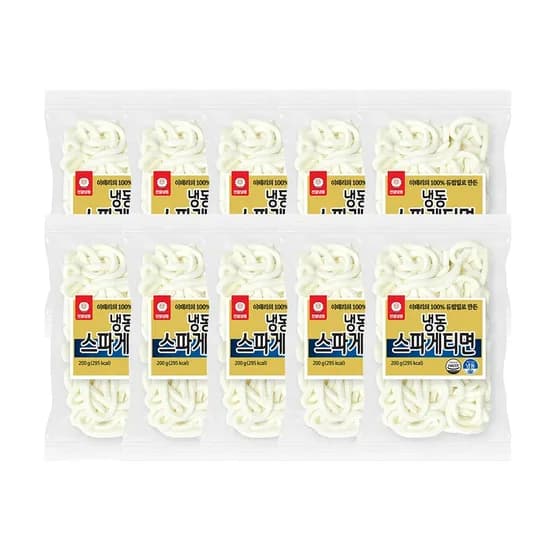 천일냉동 냉동 스파게티면 200g 10개