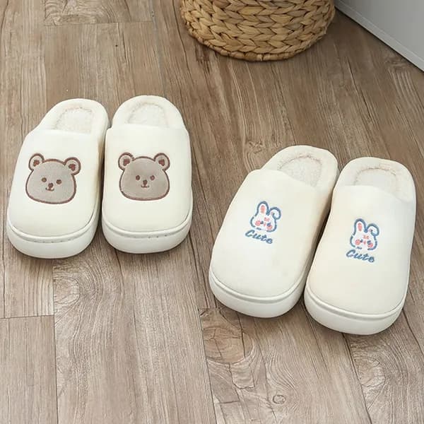방한 털 슬리퍼 토끼 230mm