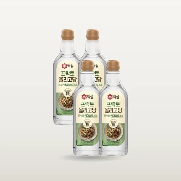 CJ제일제당 백설 프락토 올리고당 1.2kg 4개 25,700원
