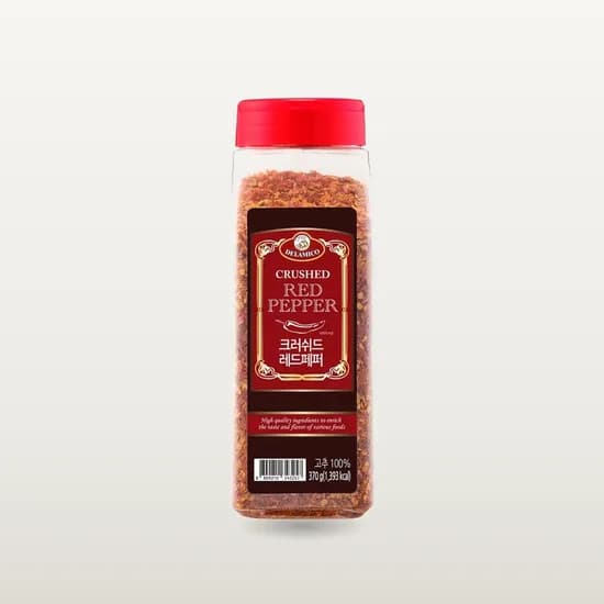 델라미코 크러쉬드 레드페퍼 칠리 플레이크 370g 1개