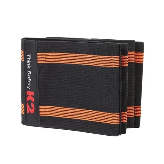K2 안전각반 IMS13902 블랙오렌지 28x9cm 2개 1세트