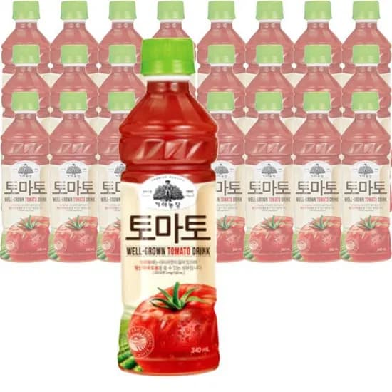 웅진 가야농장 토마토 주스 340ml 24입