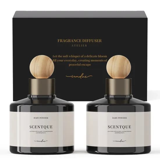 SCENTQUE 차량용 디퓨저 베이비 파우더 200ml 4개