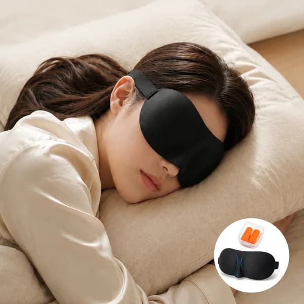 슬립닥터 3D 수면안대 블랙 1개