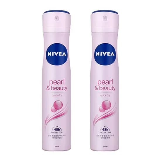 니베아 펄 앤 뷰티 스프레이 데오드란트 200ml 2개 니베아 펄 앤 뷰티 스프레이 데오드란트 200ml 2개